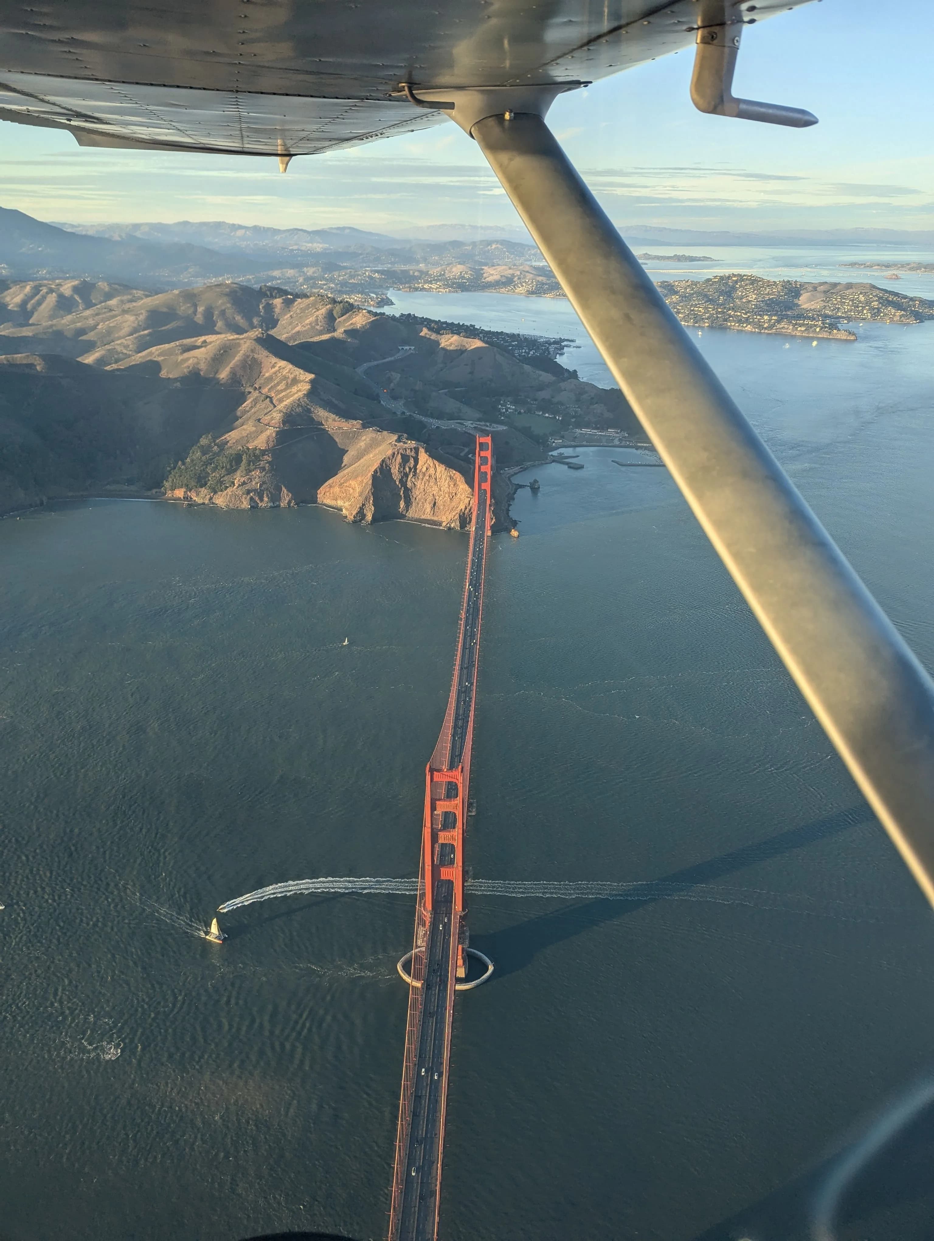 Golden Gate Bridge from the air